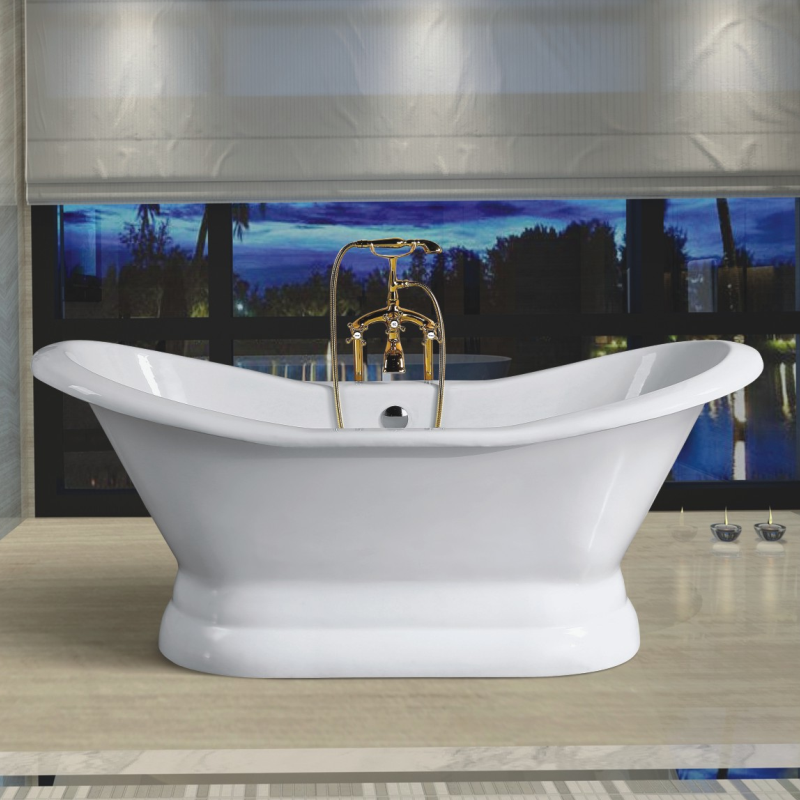 soaking acrylic freestanding bathroom tub, iron bathroom tub for sale