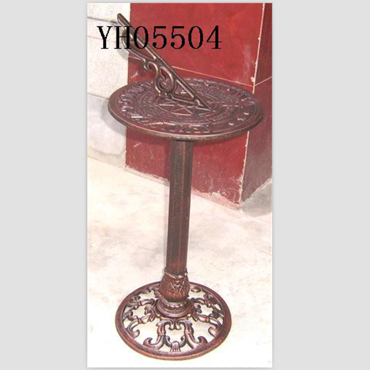 professional supply cast iron sundial YH05504