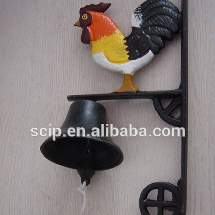 high quality rooster cast iron dinner bell