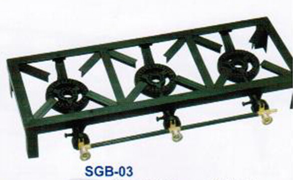 SGB-03 cast iron gas camping 3 burner