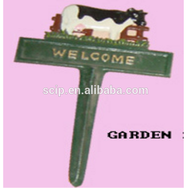 cow welcome cast iron garden ornaments