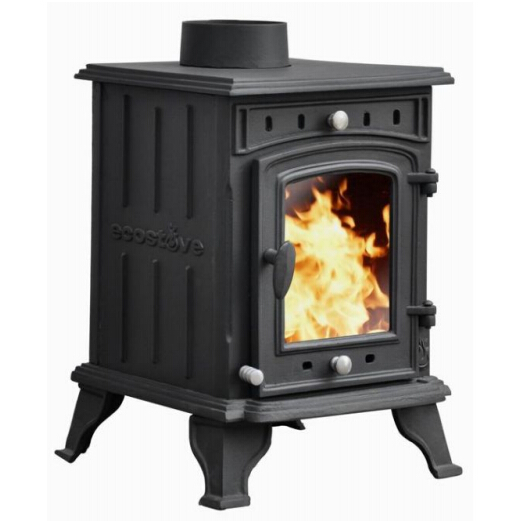 cast iron freestanding wood burning fireplace