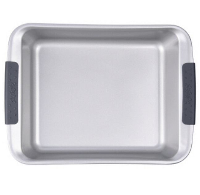 new design non-stick carbon steel bake pan with silicon handle