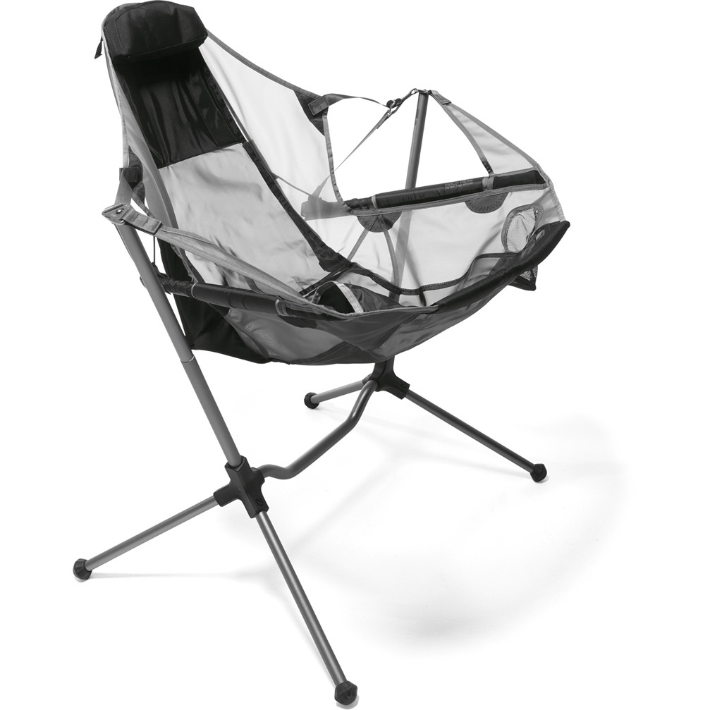 Stargaze Recliner Luxury Chair,Hammock Camping Chair,Aluminum Alloy Adjustable Back Swinging Chair, Folding Rocking Chair with Pillow Cup Holder,Recliner for Outdoor Travel Sport Games Lawn Concerts Backyard