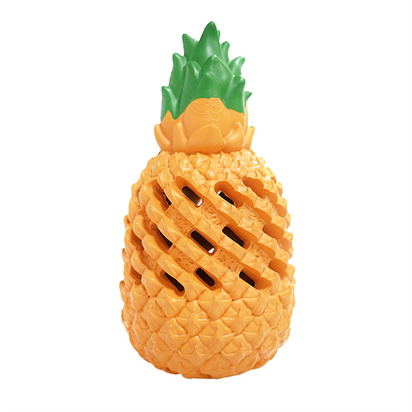 CB-PCW7115 DOG CHEW TOYS FRUIT Pineapple Durable Rubber for Pet Training and Cleaning Teeth