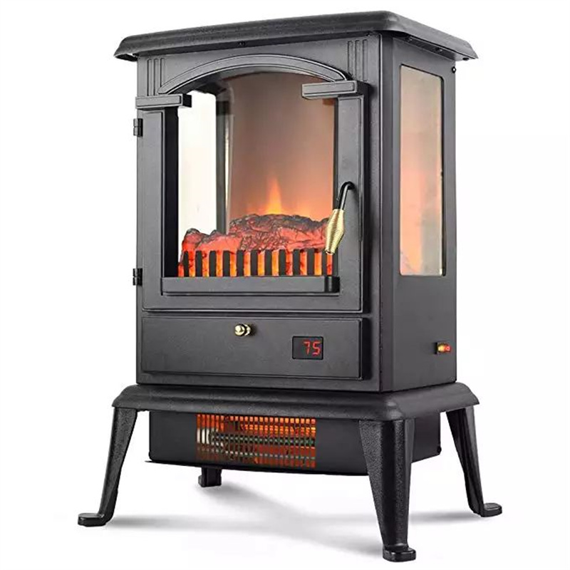 Small electric fireplace