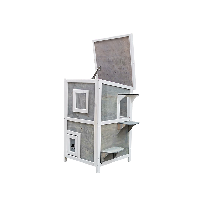 CB-PHST508 Dual Layer House With The Lid Could Be Lifted, Ventilation Window And Jumping Platforms