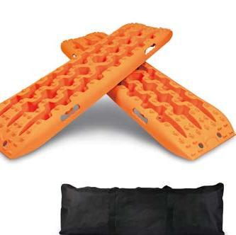 BH-RT040G Off-Road Traction Boards, Pair Recovery Tracks Traction Mat for 4WD Jeep Mud, Sand, Snow Traction Pads Emergency Tire Traction Device