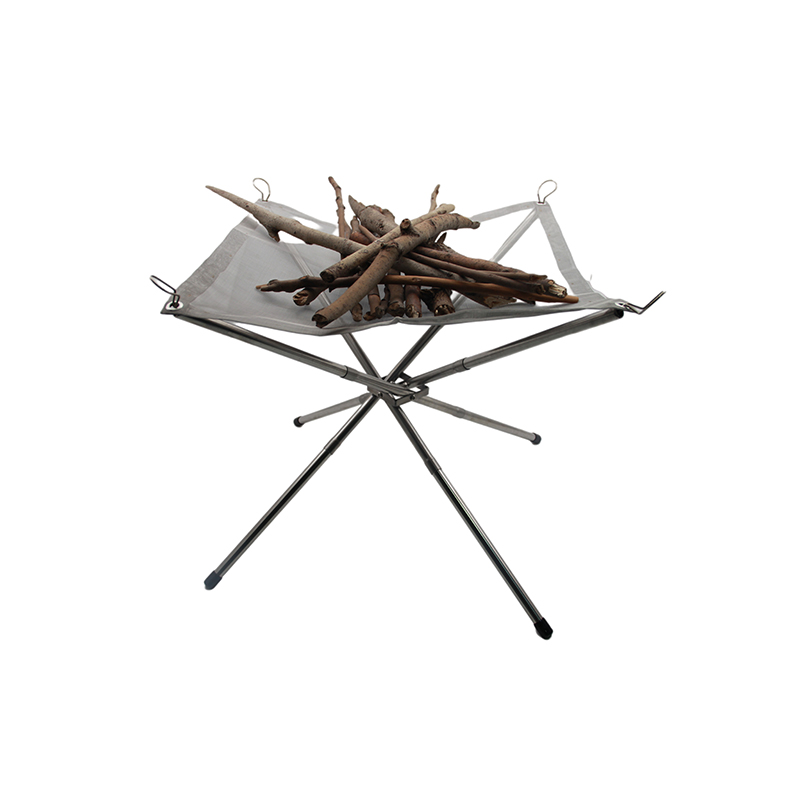BH-F165 New Upgraded Camping Fire Pit Collapsible Foldable Mesh Fire Pits Fireplace for Camping, Campfire, Patio, Backyard and Garden - Carrying Bag Included