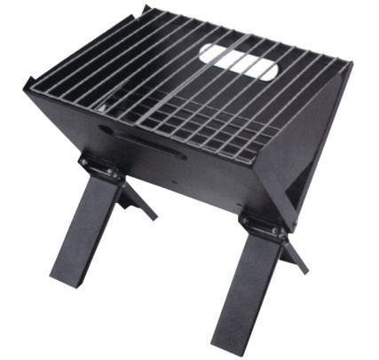 BH-CN8025 Grill Set, Stainless Steel Portable Folding Charcoal Barbecue Grill, Barbecue Tool Kits for Outdoor Picnic Patio Backyard Camping Cooking
