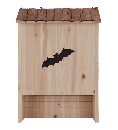 CB-PCT333460 Bat House Outdoor Bat Habitat, Natural Wood