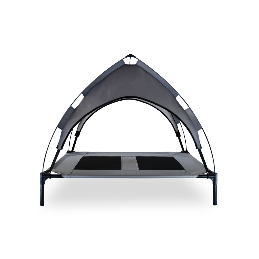 CB-PTN107PD Dog Tent Waterproof Roof With Elevated/Raised Dog Bed Stable Durable