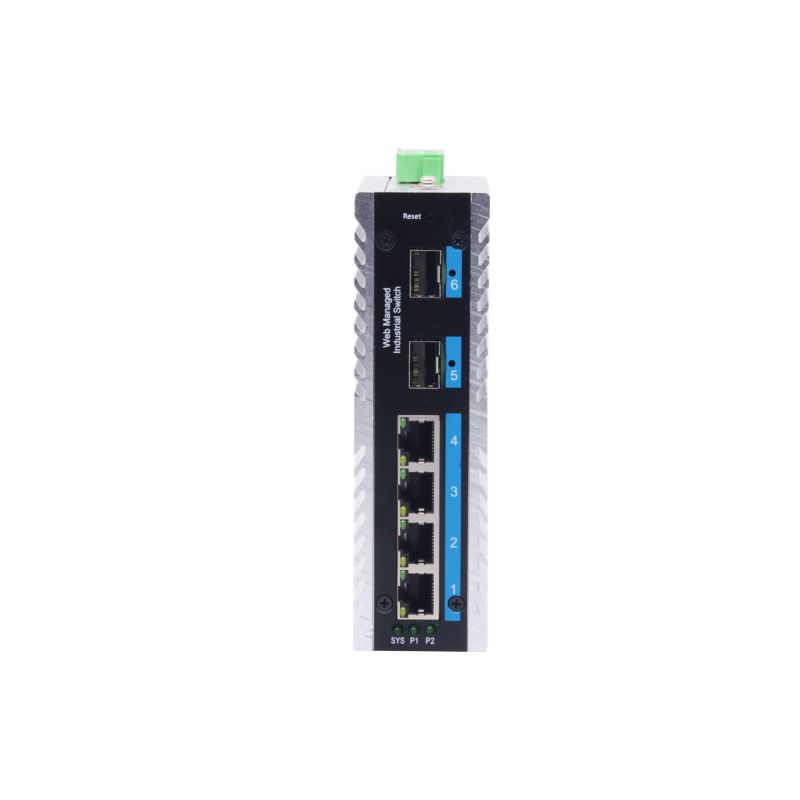 WEB network management full gigabit 2 light 4 electricity Industrial Ethernet, and the switches