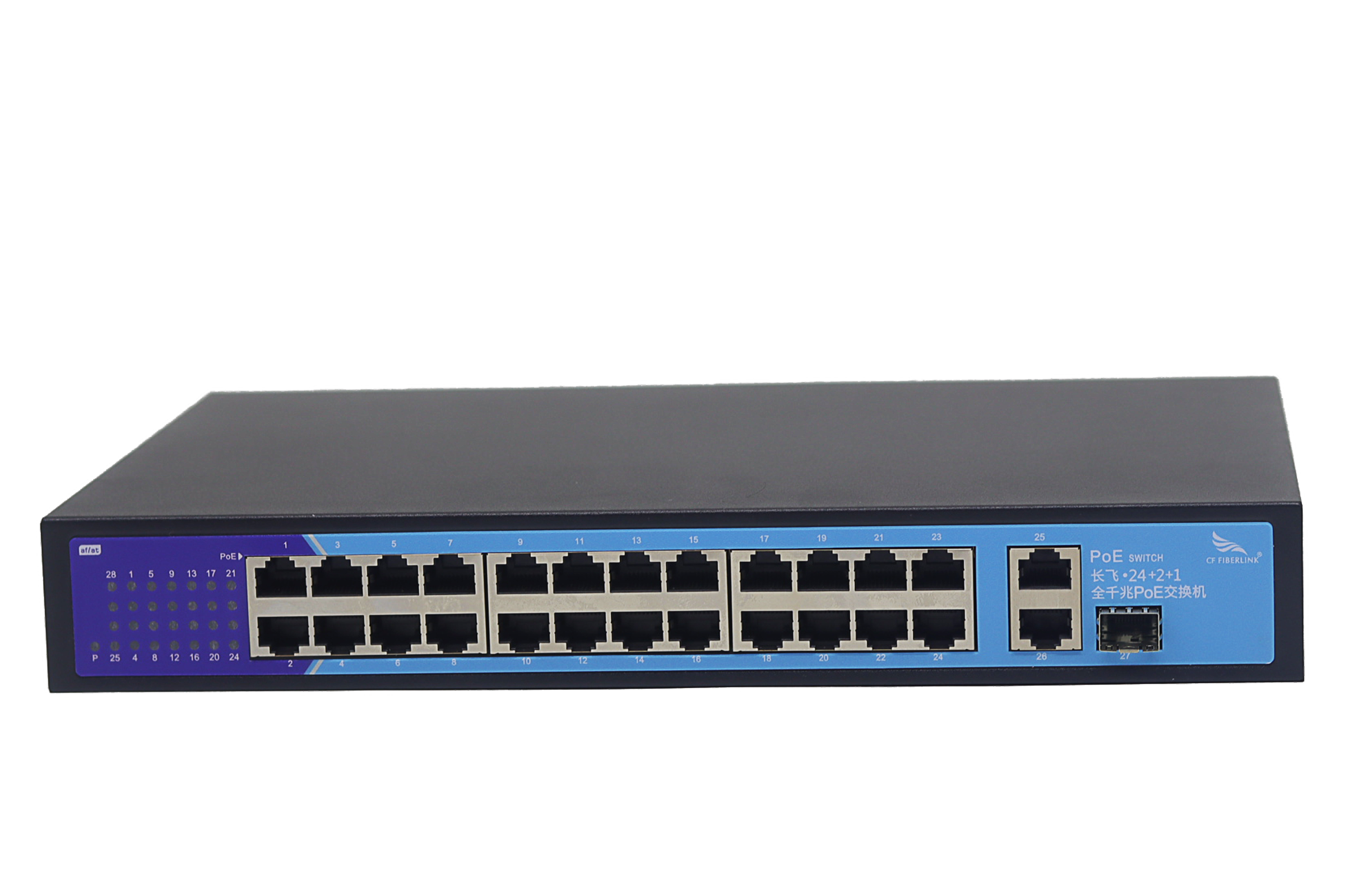 24+2+1 Gigabit PoE switch