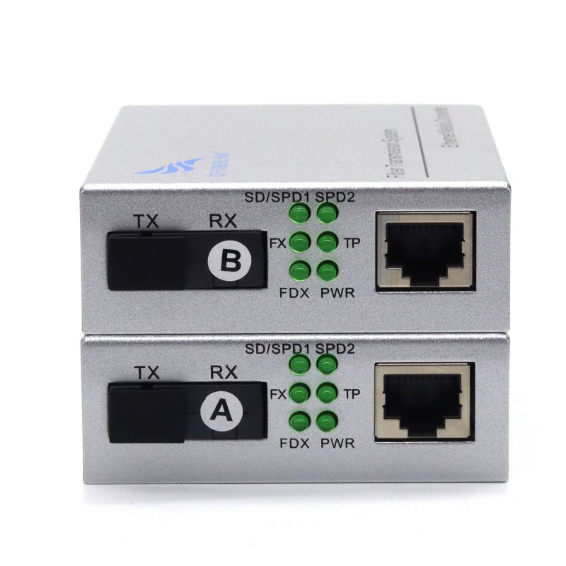  Gigabit 1 optical 1 electric 20km single mode single fiber