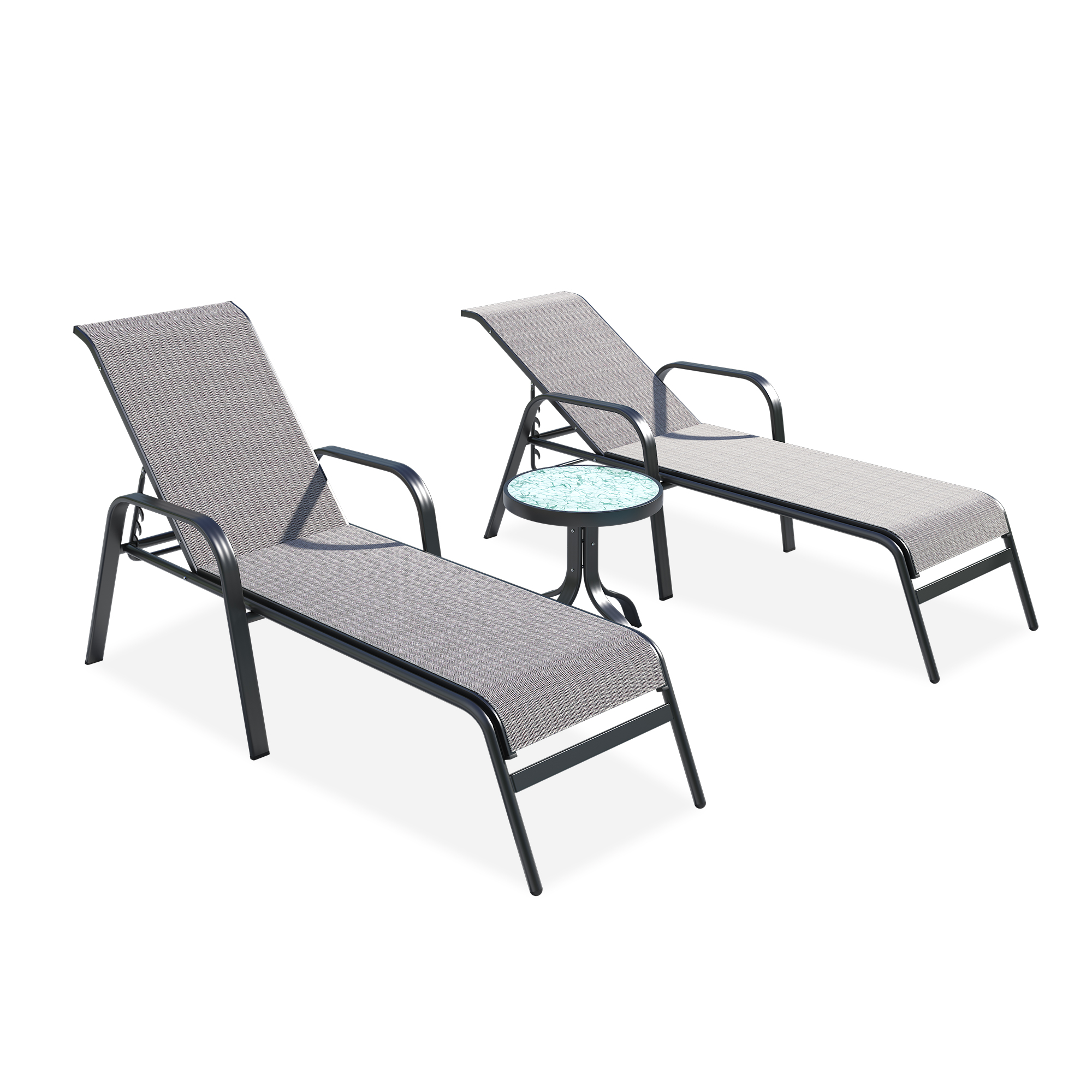 Garden furniture folding beach swimming chaise lounge chairs pool outdoor sun lounger