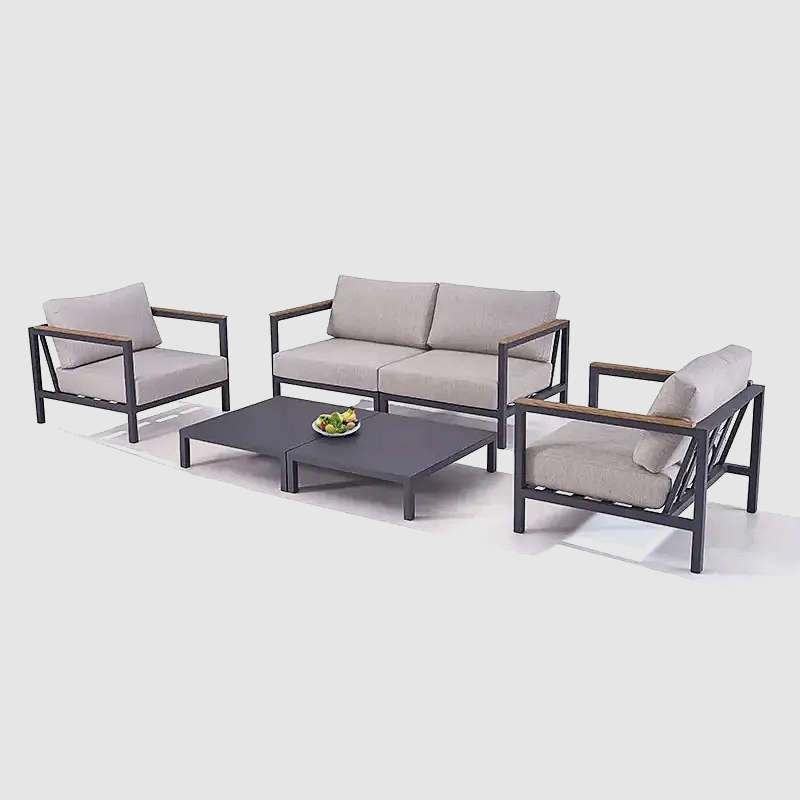 Wholesale Furniture Sofa Set Aluminium Patio Garden Corner Outdoor Sectional