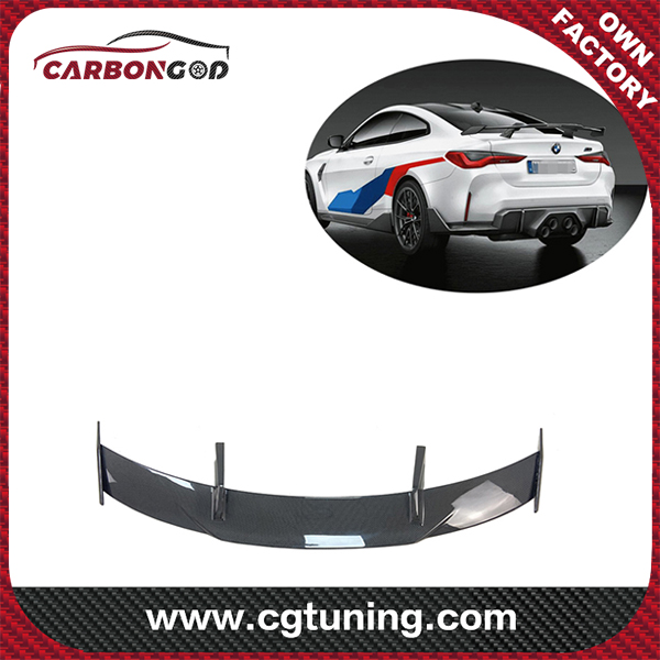 SABON CARBON- MP Style Carbon Fiber G82 M4 Car Ducktail Wing Spoiler for BMW G80 M3 G83 M4 Competition 2021 2022