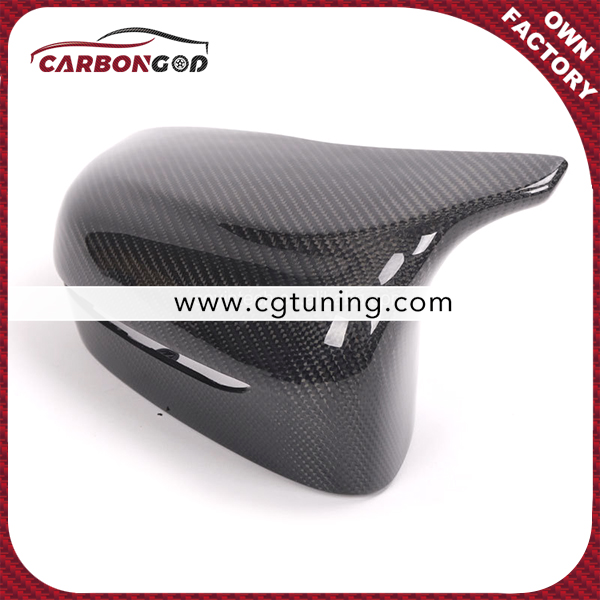 Hot Sales Carbon Fiber+ABS Material Side view Replacement OEM style Mirror Cover For BMW M5 F90/M8 F91 F92 F93 2018+ LHD