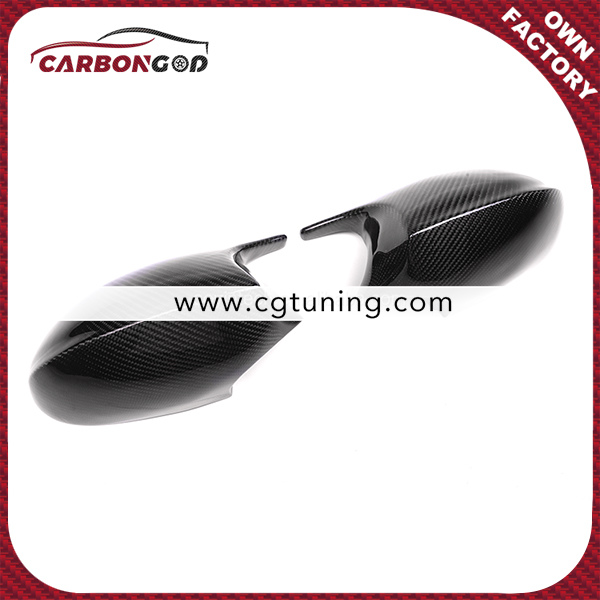 E90 Carbon Fiber Side Mirror cover For BMW 3 Series 2 Door Coupe E90 E92 E93 2007-2009 replace rear mirror drop shipping