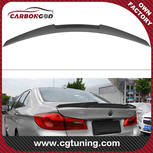 Performance Usd for the New 5-series BMW G30 G38  M4 style spoiler Dry Carbon matte Fiber spoiler 2017-1N