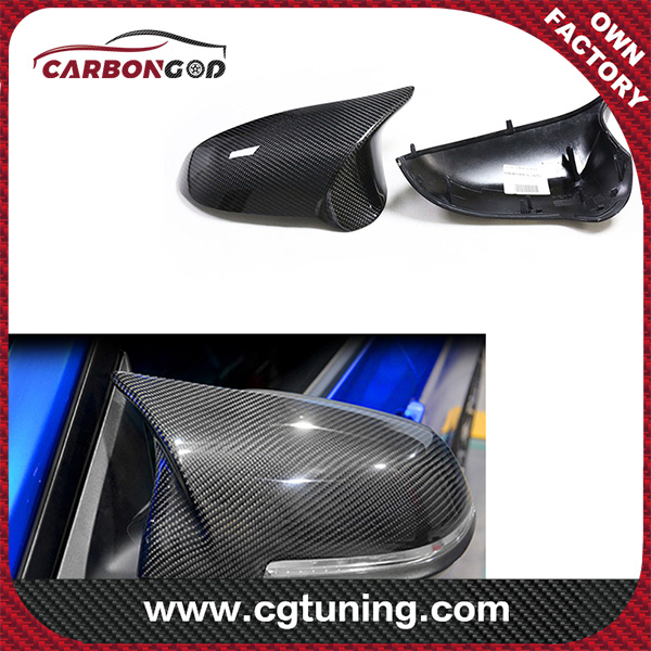Replacement Carbon Fiber Side Mirror Cover For BMW F80 M3 F82 M4 RHD Only Rearview Mirror Cover Sticker