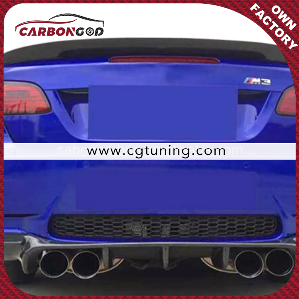 E92 E93 M3 Diffuser VRS GTS-V Style  CARBON FIBER REAR BUMPER DIFFUSER LIP FOR BMW E92 M3 2008 09 10 11 12