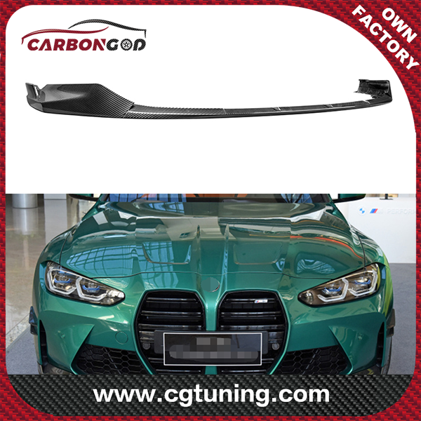 G82 Dry Carbon Fiber M performance Car Front Bumper Splitter Lip For BMW G80 G82 G83 M3 M4 2021 up