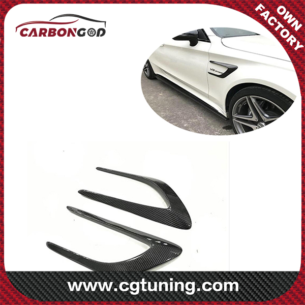 C63 W205 AMG Coupe Carbon Fiber Fender Trim For Mercedes Benz C63 W205 coupe 2 door