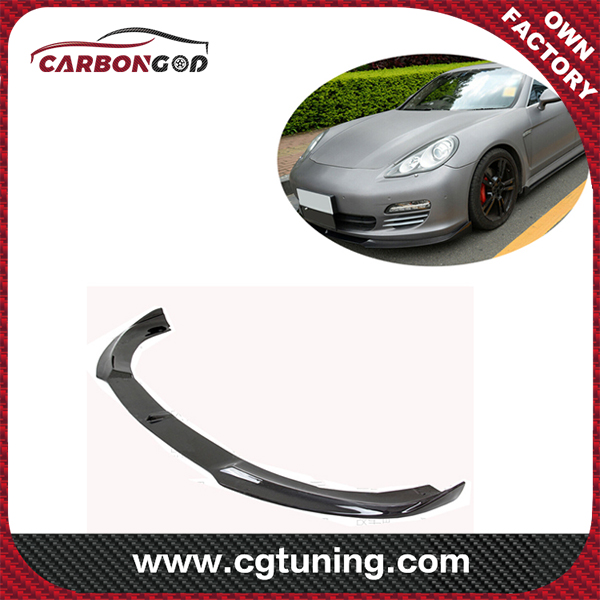 For 2011-13 D Style Carbon Fiber Front Bumper Lip For Porsche Panamera 970.1