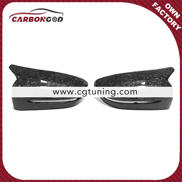 LHD/RHD G30 Forged Carbon Mirror Caps Replacement OEM Fitment Side Mirror Cover for BMW 5 6 7 Series G30 G11 G12 2017 up
