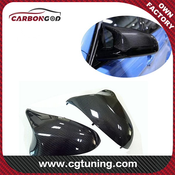 M Performance Style Carbon Fiber Mirror Cover Replacement For BMW F80 F82 F83  M3 M4 M2C LHD