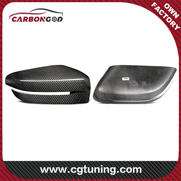 G20 Dry Carbon Fiber Mirror Cover for BMW 3 Series G20 2019 Side Mirror Cover Added on style overlay LHD/RHD