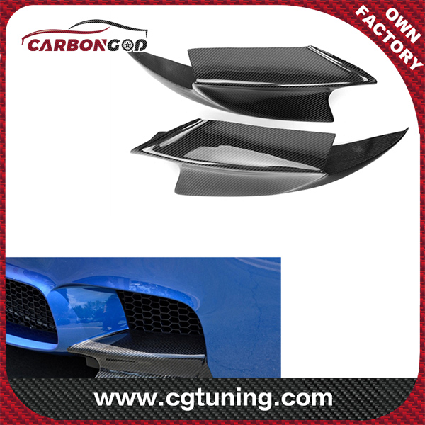 Real Carbon Fiber F10 M5 Car Front Bumper Splitters For 5 Series F10 M5