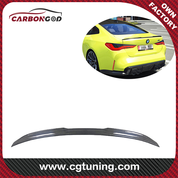 2021 G80 M3 G82 M4 OEM Style Carbon Fiber Rear Trunklid Spoiler Boot Spoiler Wing For BMW G82 M4 Coupe