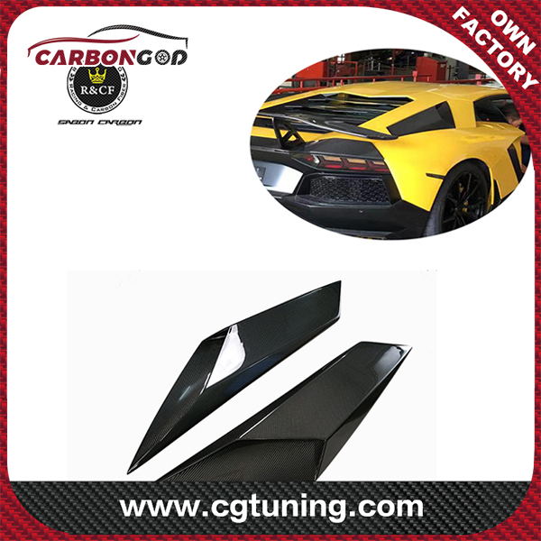 For Lamborghini Aventador LP700 SV style carbon fiber rear SIDE VENT SCOOP Air Intake Duct Rear Cover Trim