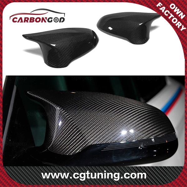 M3 M4 Carbon side mirror cover replacement for BMW F80 F82 F83  2014 2015 2016 UP Carbon Fiber LHD or RHD