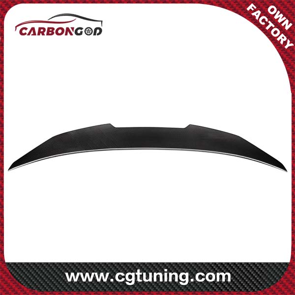 Dry Carbon Fiber Rear Trunk Spoiler for BMW 4 Series Coupe G22 PSM style  2020 +