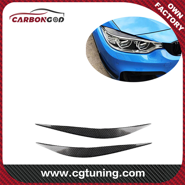 Carbon Fiber Eyelid Headlight Cover For BMW F80 F82 M3 M4
