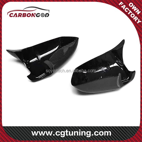 Car-styling Replacement Carbon Fiber Car Side Wing M style M Look  Mirror Cover For BMW 5 Series  F10 F18 2010 - 2013