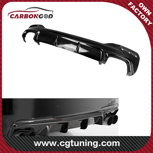 V Style Carbon Fiber Rear  Diffuser for BMW New 5 series sports model OEM  MT surrounded or modified MT surrounded G30/G38 2017+
