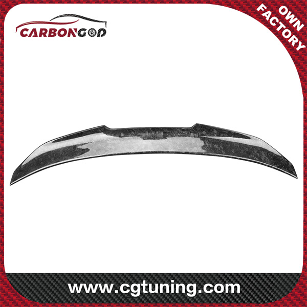 Forging grain Real Carbon Fiber Car Rear Trunk Spoiler Wing Big For BMW F22 F87 M2 2014-2019 PSM Style