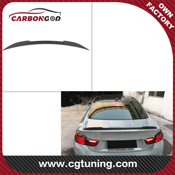 Dry Carbon Fiber Rear Spoiler matte Trunk Wings For BMW 4 Series F82  Coupe 2 Door 2015-2020 CS Style Rear Roof Spoiler Wing