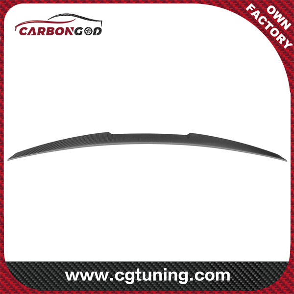 Dry Carbon Fiber Rear Trunk Matte Spoiler Car Wing for BMW New 4 Series 2-Door Coupe G22 M4 style 2020+