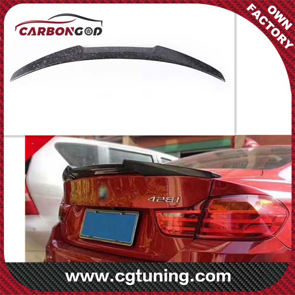 Carbon Fiber Rear Trunk Spoiler for BMW F32 M4 Sport M4 Coupe 2014 - 2018 Rear Wing Spoiler Boot Lid F32 Rear Wing Spoiler