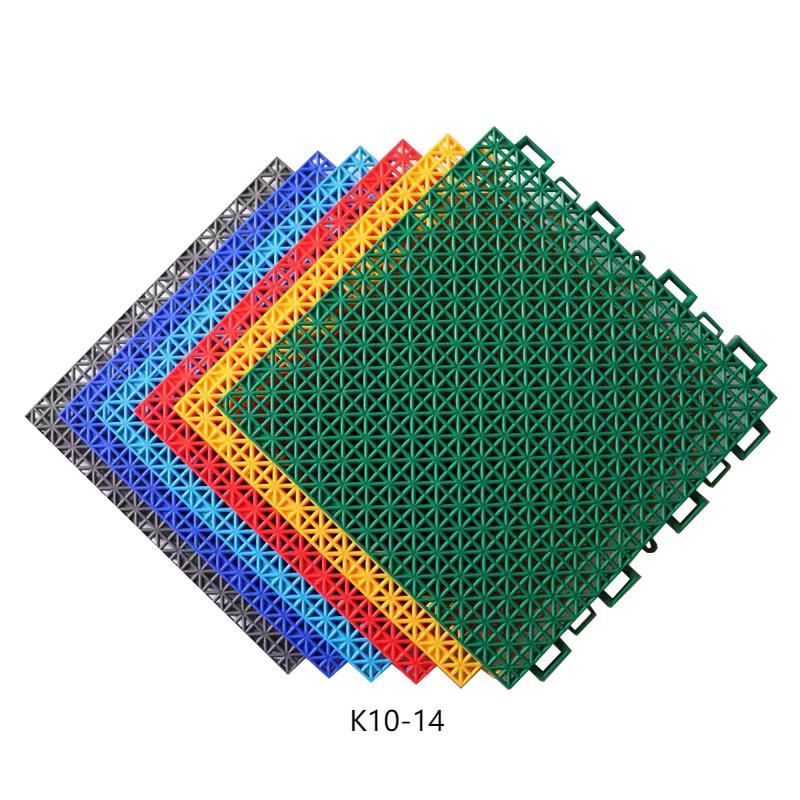PP Interlocking Floor Tile For Sports Court Kindergarten-Star Grid