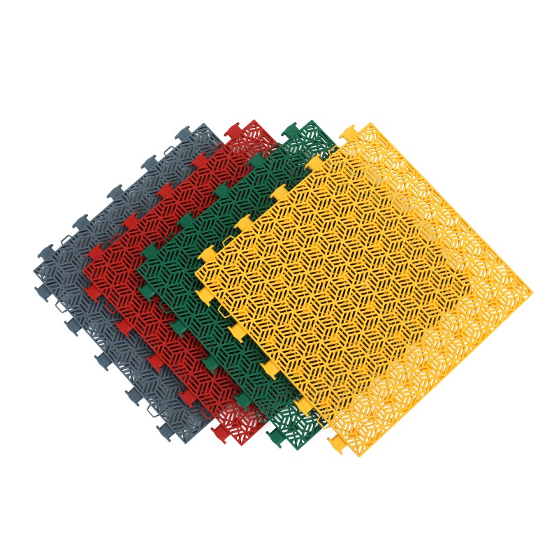 Interlocking PP Floor Tile For Sports Court Kindergarten-Magic Cube