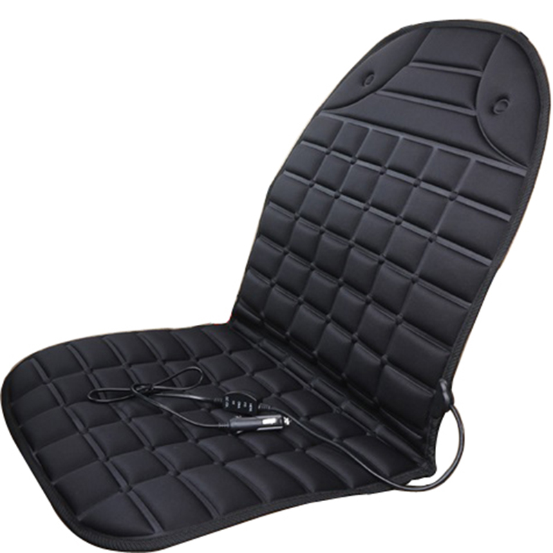 Soft Warm Black Heated Seat Cover for Winter