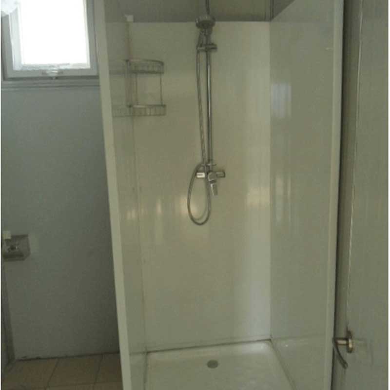 Tempered Glass Shower Cabin Enclosed with Aluminum Cover Bathroom 90x90cm