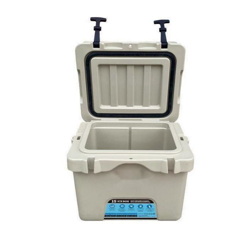 HT-AH15 Solid Portable Plastic Ice Cooler Box Keep Ice Frozen Longer